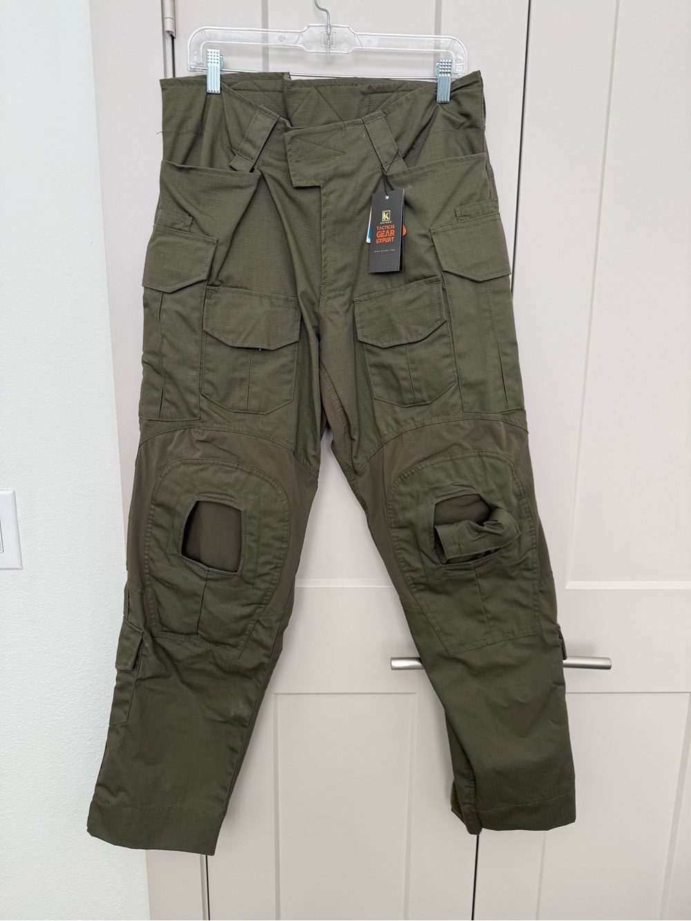 Men's Cargo Utility Pants in Olive Green — Tactical Style